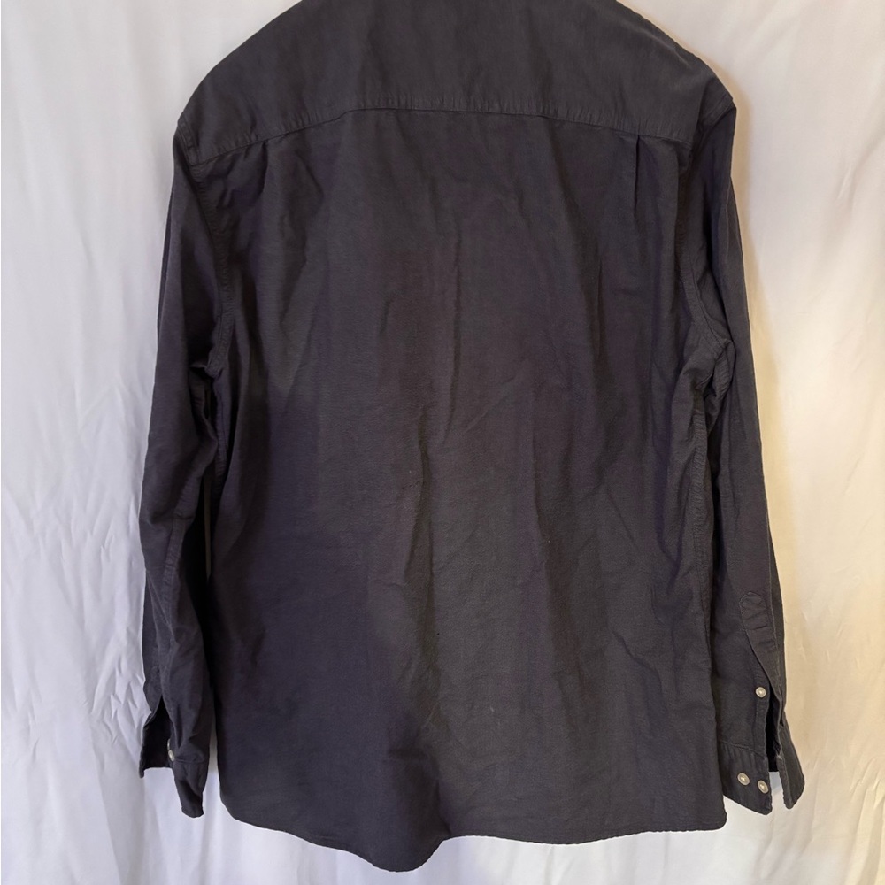 Gitman Brothers Dark Gray Casual Button Down Shirt - Picture 2 of 2